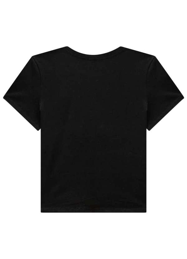 Vic&vicky - Camiseta Comfy em Meia Malha Menina Vic&Vicky Preto 2