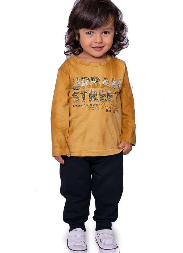 Passagem Secreta - Conjunto Calça Infantil Urban Passagem Secret Estampado