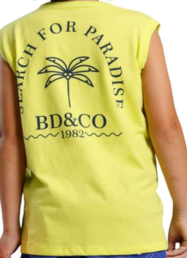 Banana Danger - Regata Verde For Paradise Infantil Banana Danger Amarelo 3