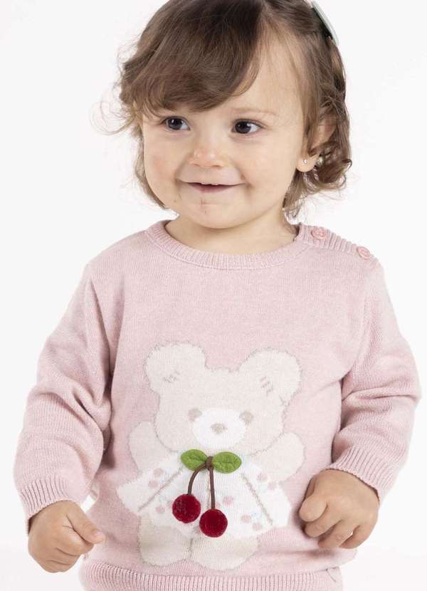 Mini Lórd - Sueter Infantil Estampado Minilady Estampado