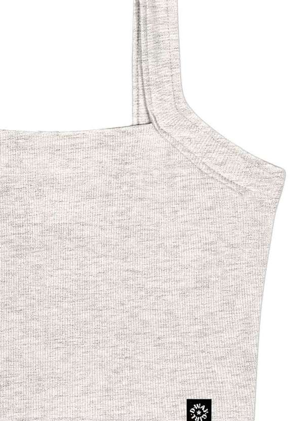 Dway - Top Areia Canelado Alças Infantil Dway Areia 3