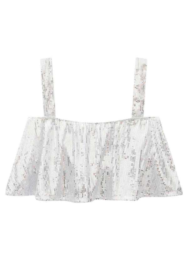 Lilimoon - Top Paête Prata Infantil Lilimoon Prata