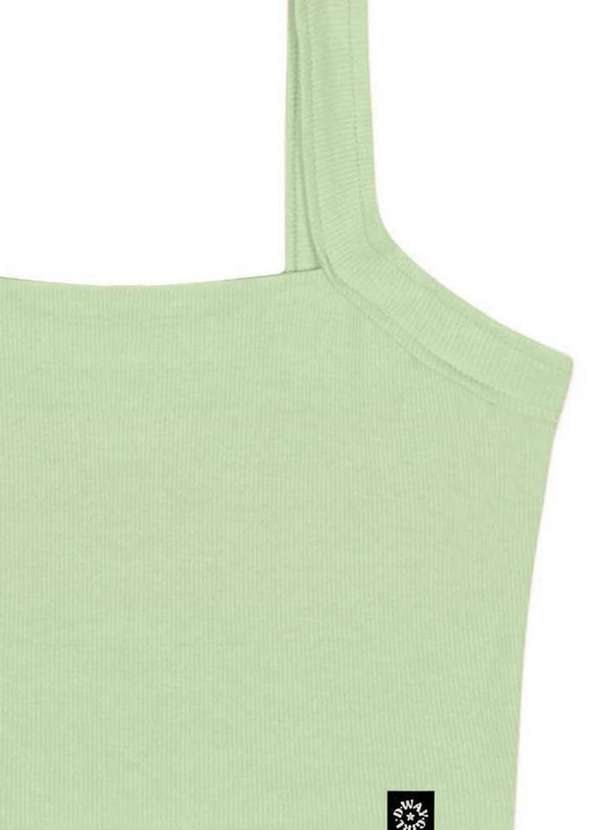 Dway - Top Verde Canelado Alças Infantil Dway Verde 2