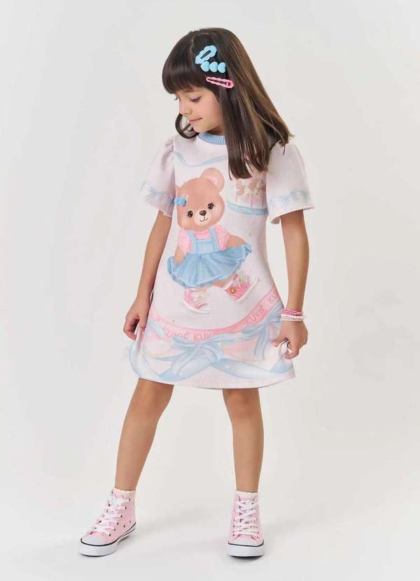 Kukiê - Vestido Menina Estampada Kukiê Estampado