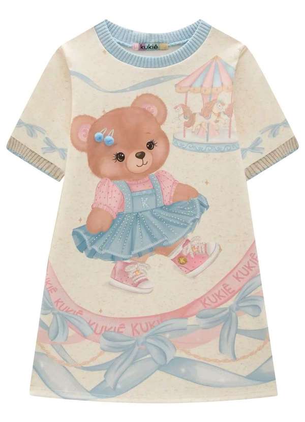 Kukiê - Vestido Menina Estampada Kukiê Estampado 3