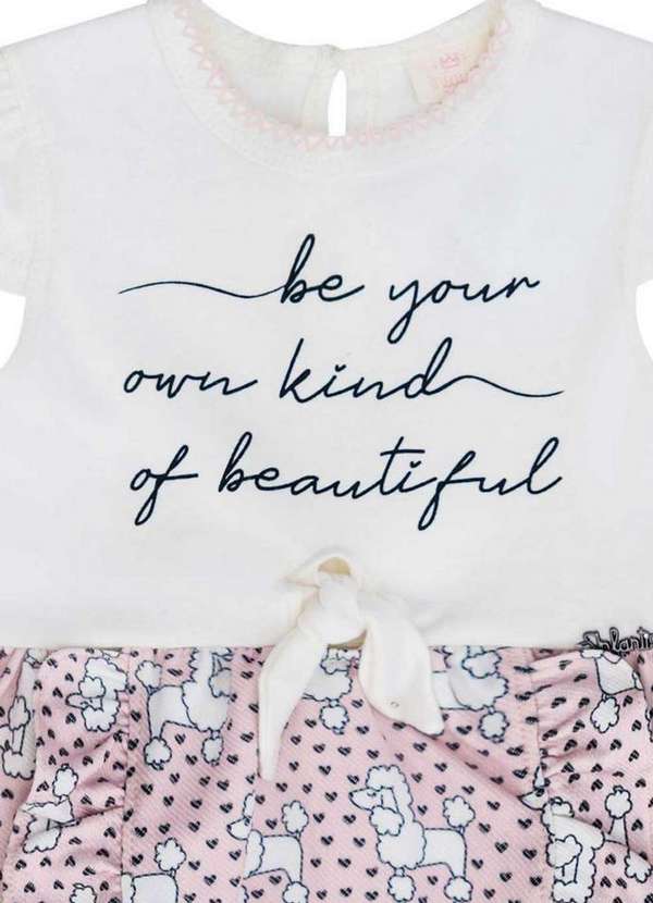 Infanti - Body Curto Poodle Baby Off White Infanti Off White 2