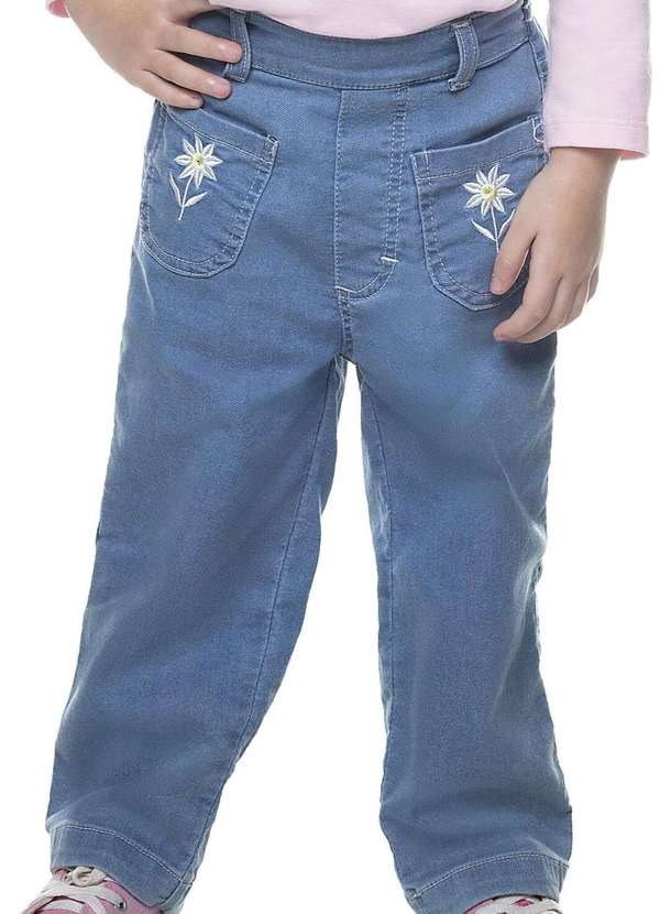 Have Fun - Calça Flower Jeans Comfort Have Fun Jeans