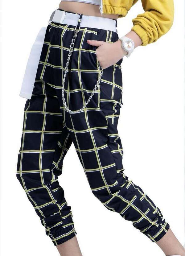 Fruto da Imaginação - Calça Juvenil Xadrez Preto Fruto da Imaginação Preto