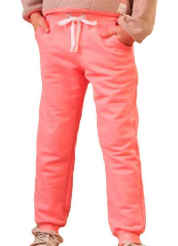 Bugbee - Calça Moletom Infantil Rosa Bugbee Rosa
