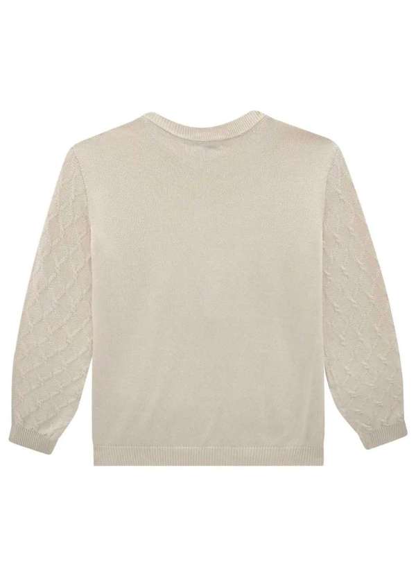 Infanti - Suéter Infantil Ursinho Menina Infanti Nude 2