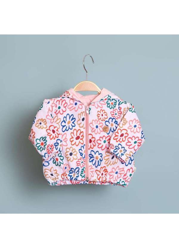 Keko & Beka - Casaco Bebê Estampado Colorido Keko & Beka Estampado