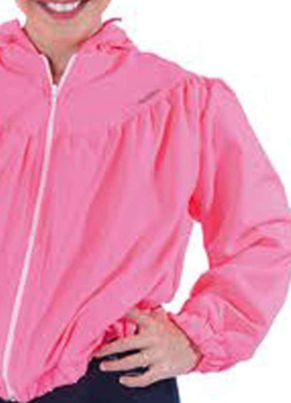 Linna Valentina e Dnm - Jaqueta Corta Vento Rosa Infantil Linna Valentinna Rosa 3