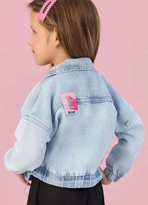 Mon Sucré - Jaqueta Jeans Infantil Mon Sucré Jeans