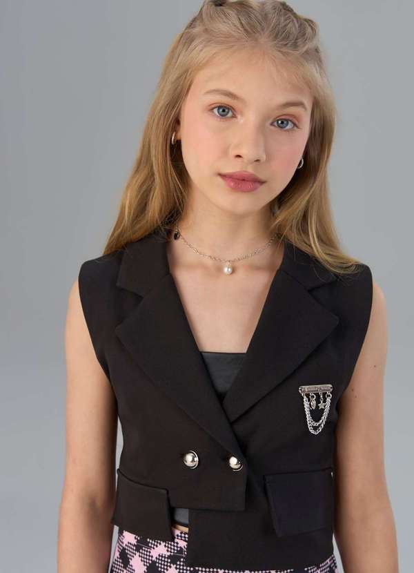 Vanilla Cream - Colete Infantojuveni Vanilla Cream Heart Preto