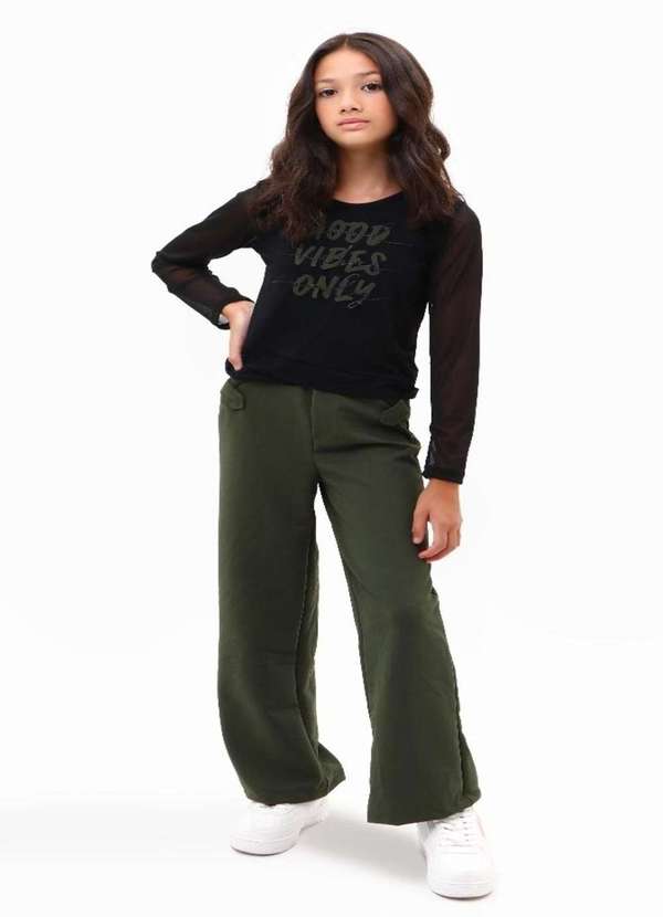 Carol e Dani - Conjunto Calça Preto Carol e Dani Preto