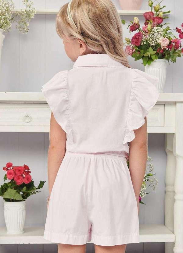 Infanti - Conjunto Festa Shorts Bata Branco Infanti Branco 2