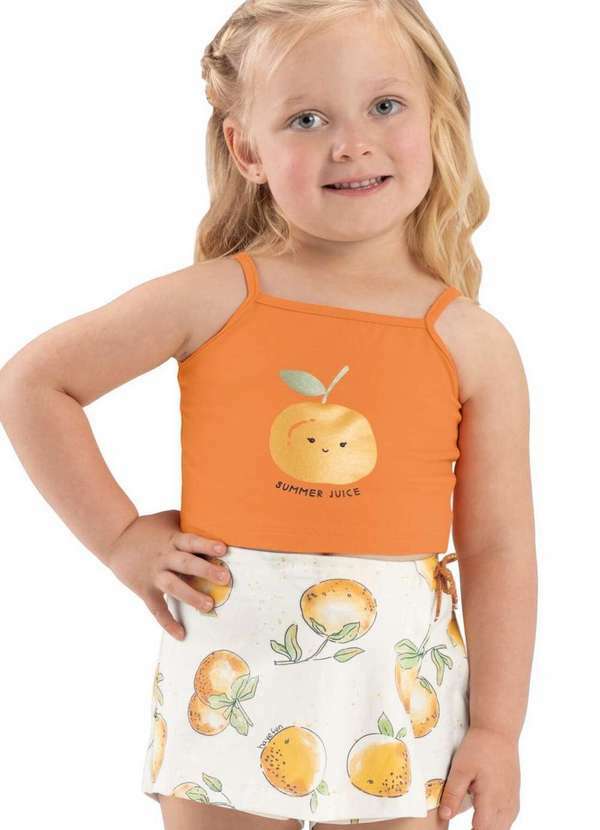 Have Fun - Conjunto Frutas Cotton/Molecotton Have Fun Estampado
