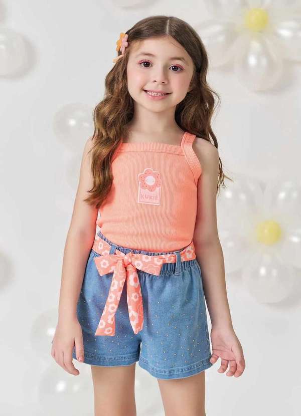 Kukiê - Conjunto Infantil Menina Estampado Kukiê Estampado