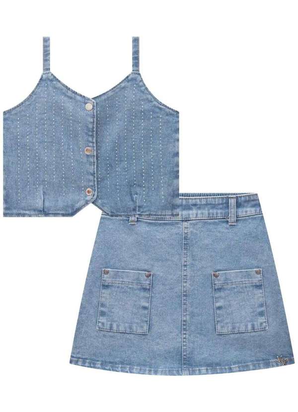 Vic&vicky - Conjunto Infantil Menina Jeans Vic&Vick Jeans 3