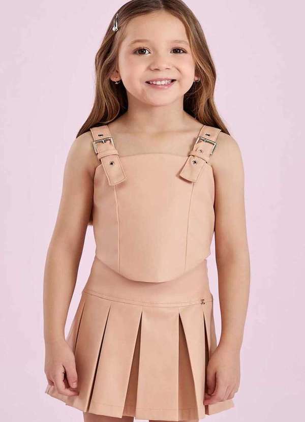 Petit Cherie - Conjunto Infantil Petit Cherie Bege Bege