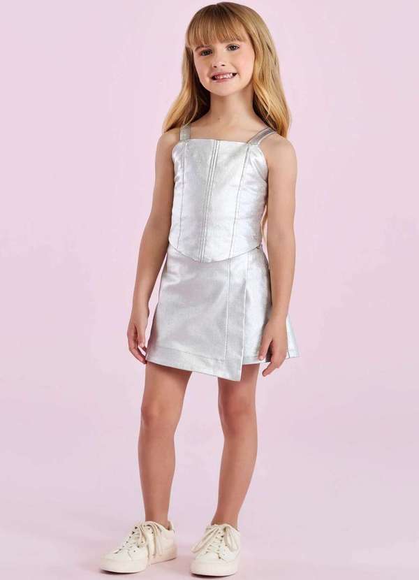 Petit Cherie - Conjunto Infantil Petit Cherie Prata Prata 2