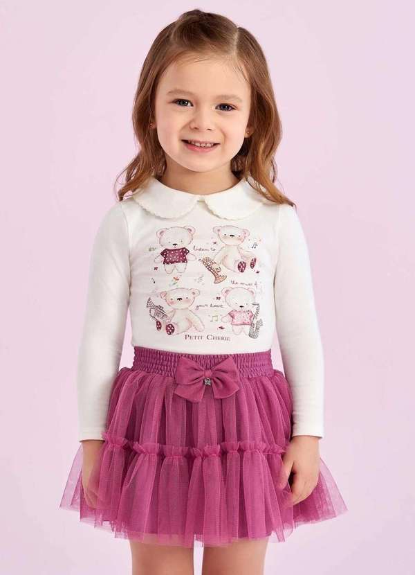 Petit Cherie - Conjunto Infantil Petit Cherie Estampado