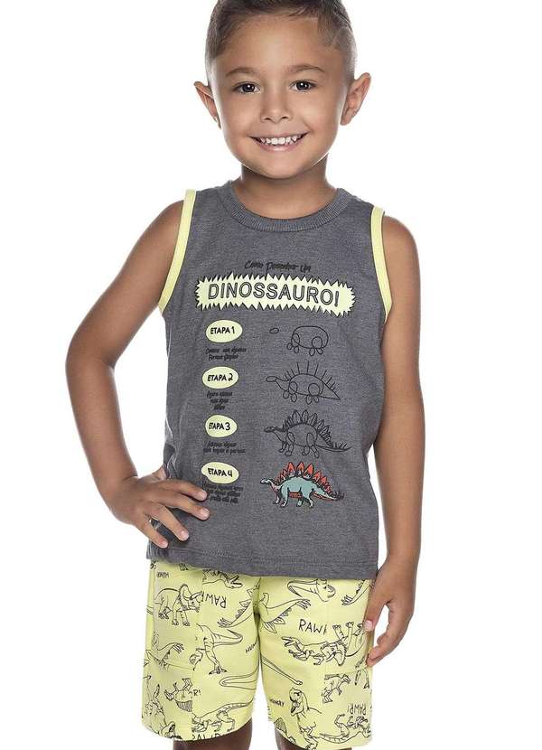 Have Fun - Conjunto Infantil Regata Amarelo Have Fun Amarelo