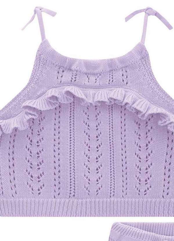 Infanti - Conjunto Infantil Tricot Lilás Infanti Lilás 2