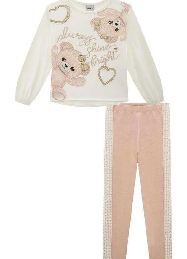 Infanti - Conjunto Legging Menina Estampado Infanti Estampado