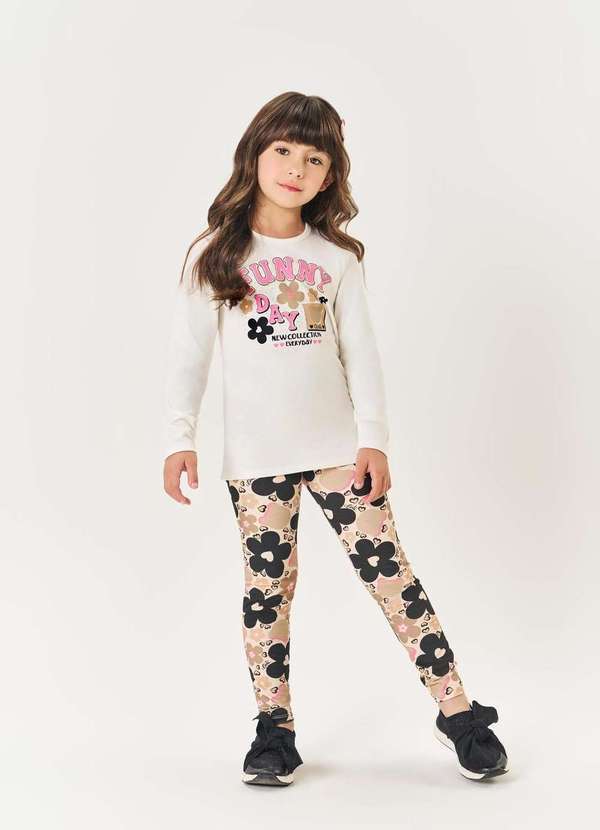 Cinti - Conjunto Legging Menina Infantil Cinti Estampado