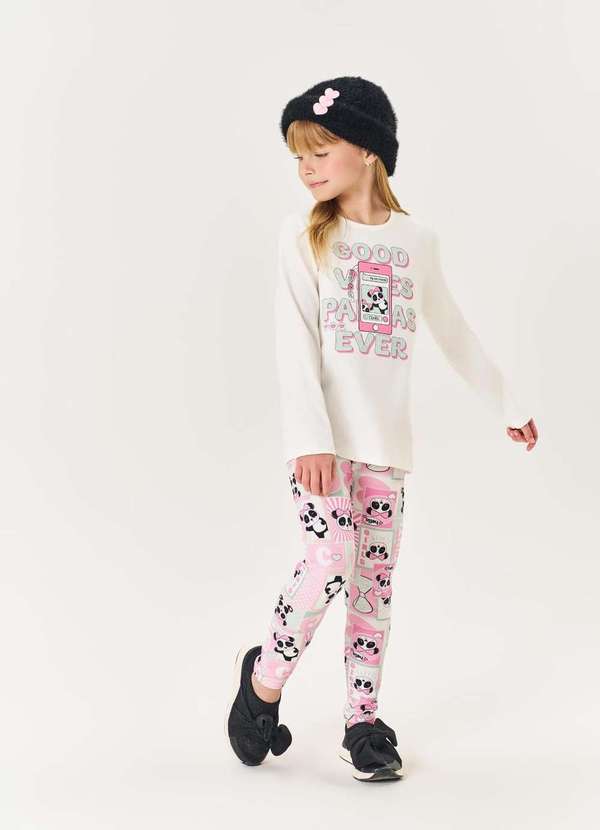 Cinti - Conjunto Legging Menina Infantil Cinti Estampado