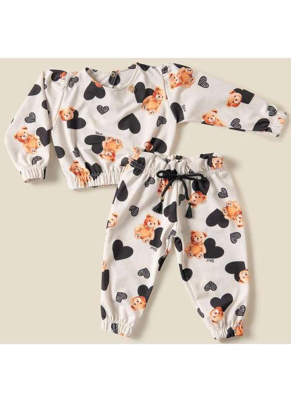 Bika Kids - Conjunto Longo Calça Bebê Estampado Bika Kids Estampado