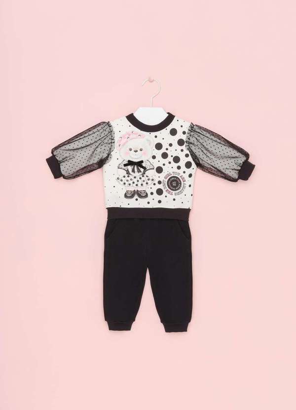 Petit Cherie - Conjunto Menina Bebê Festa Petit Cherie Estampado