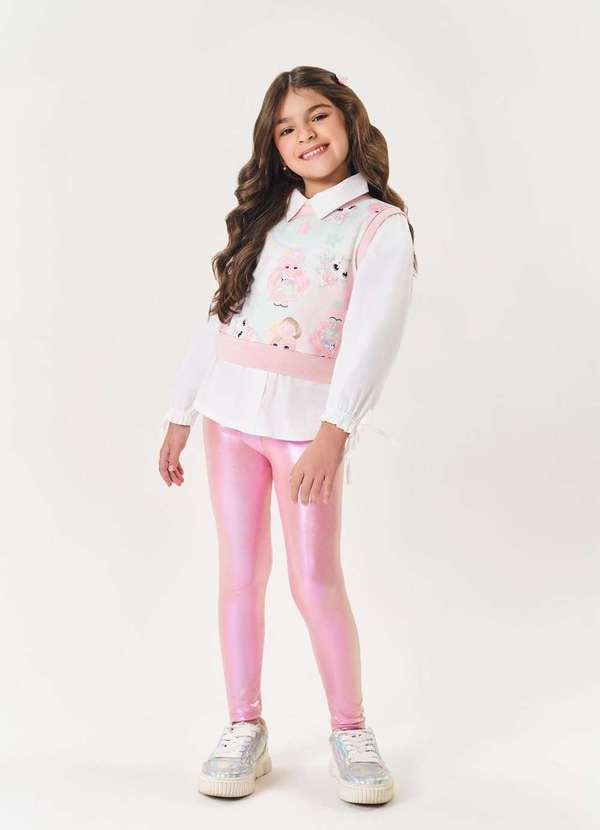 Cinti - Conjunto Menina Legging Infantil Cinti Estampado