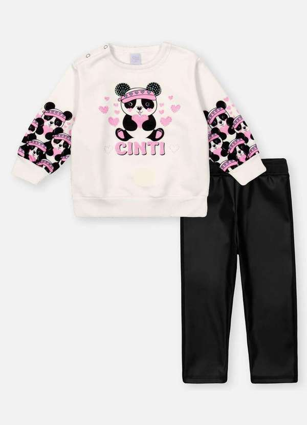 Cinti - Conjunto Menina Panda Cinti Estampado