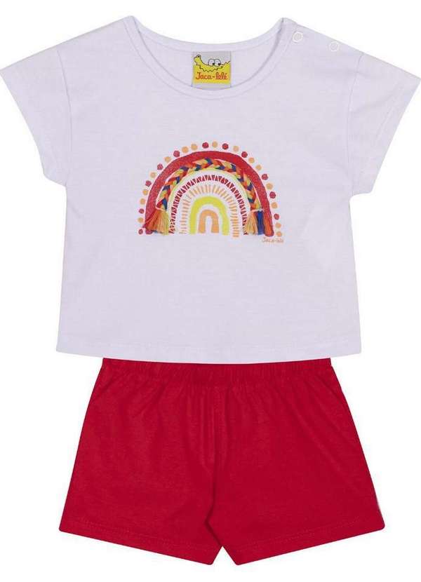 Nini&bambini - Conjunto Shorts Infantil Vermelho Nini & Bambini Vermelho 1