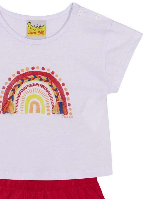 Nini&bambini - Conjunto Shorts Infantil Vermelho Nini & Bambini Vermelho 2