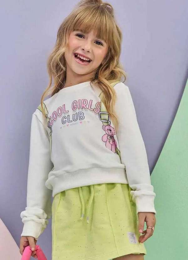 Infanti - Conjunto Shorts Saia Menina Infanti Estampado