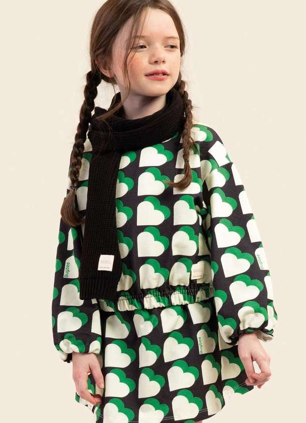 Bugbee - Conjunto Shorts Saia Molecotton Estampado Bugbee Estampado