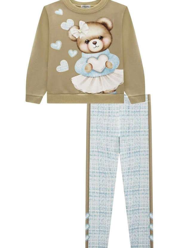 Infanti - Onjunto Infantil Infanti Ursinha Estampado