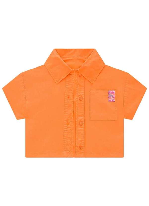 Infanti - Trio de Top em Canelado Camisa em Tricoline Infanti Estampado 1