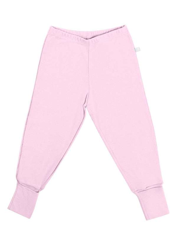 Have Fun - Conjunto Bebê Rosa Claro Body Manga Longa Calça Have Fun Rosa 2