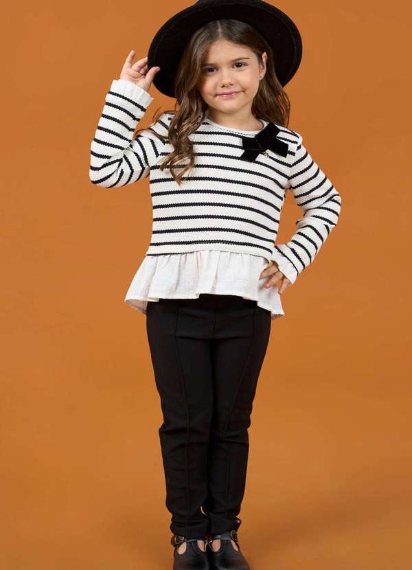 Ok e Pakita - Conjunto Infantil Estiloso Pakita Estampado