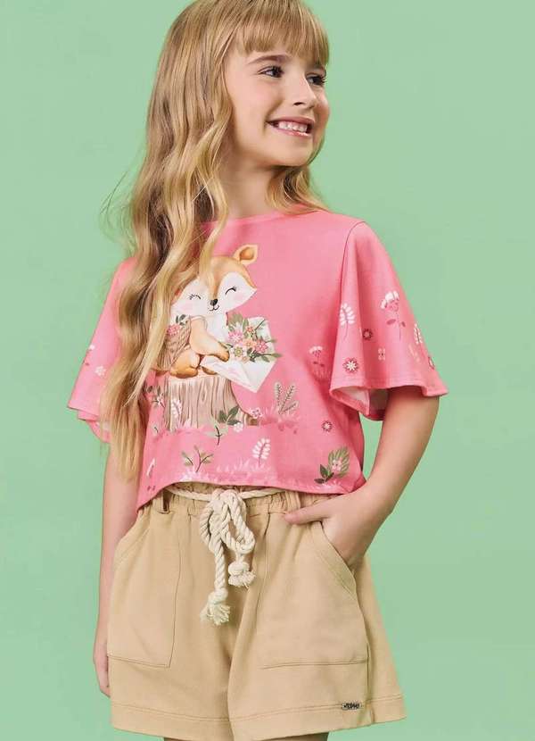 Infanti - Conjunto Infantil Menina Infanti Menina Estampado