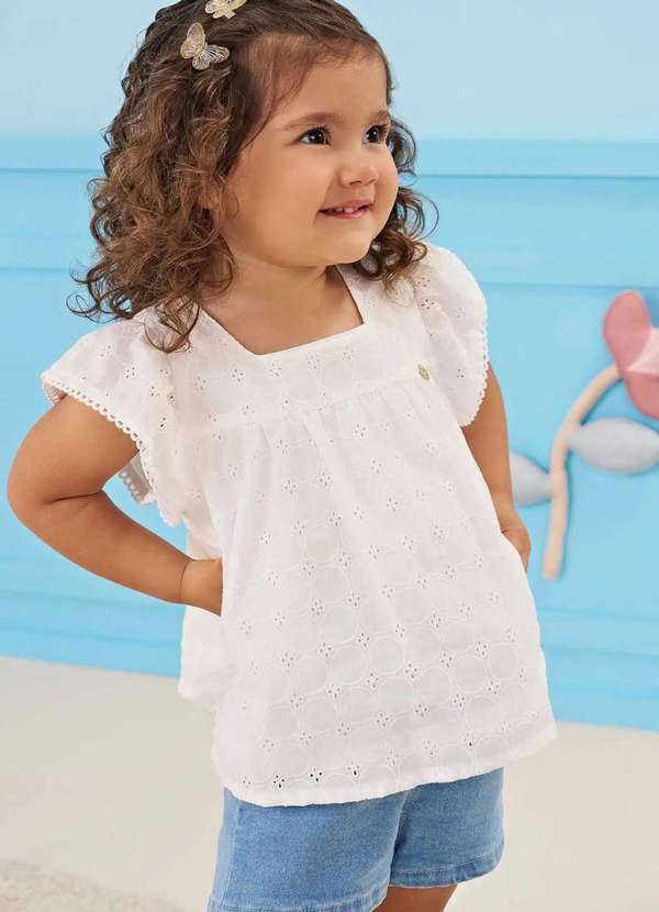 Infanti - Conjunto Infantil Infanti Bata Branco