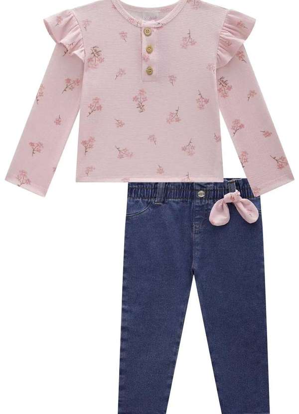 Kukiê - Conjunto Infantil Kukiê Estampado Calça Estampado