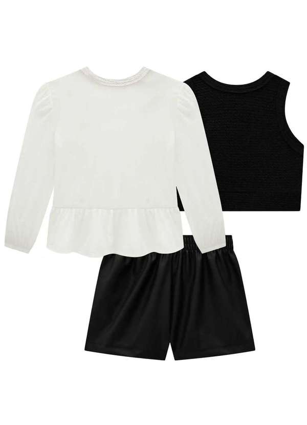 Kukiê - Conjunto Infantil Kukiê Preto Preto 3