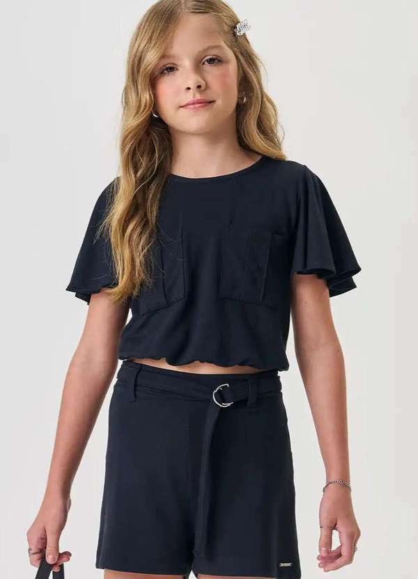 Lilimoon - Conjunto Infantil Lilimoon Preto Preto