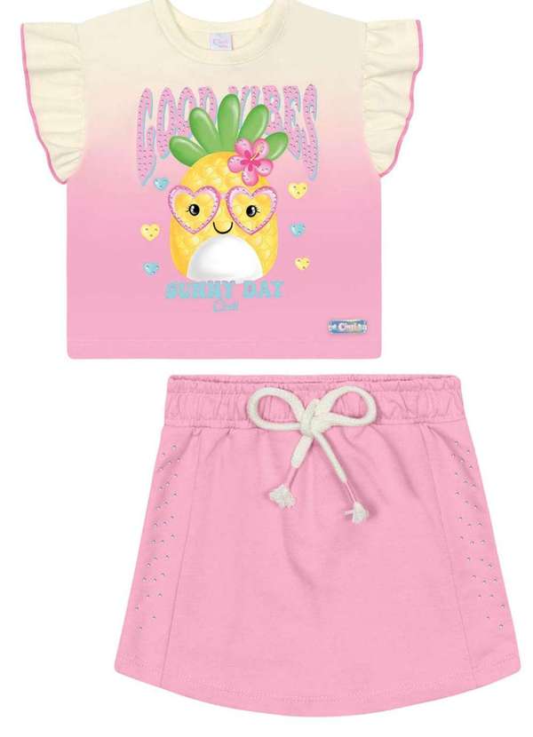 Cinti - Conjunto Infantil Menina Estampado Cinti Estampado