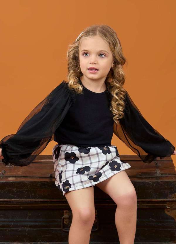 Ok e Pakita - Conjunto Infantil Pakita Estampado